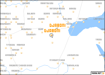 map of Djaboni