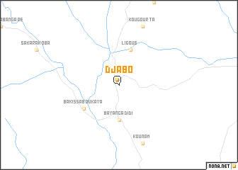 map of Djabo