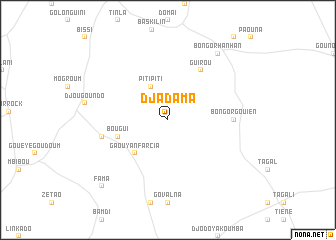 map of Djadama