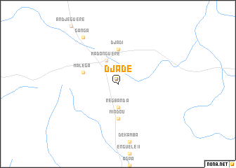 map of Djadé