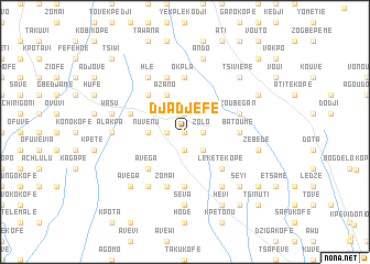 map of Djadjefe