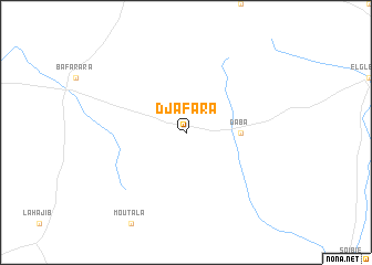 map of Djafara