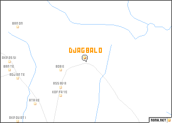 map of Djagbalo