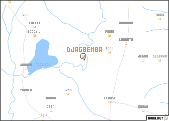 map of Djagbemba