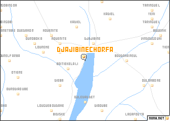 map of Djajibine Chorfa