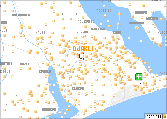 map of Djakli