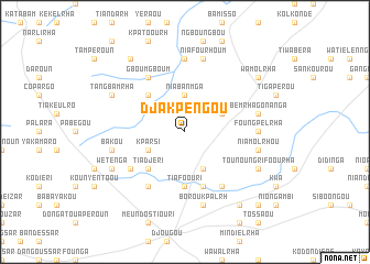 map of Djakpengou