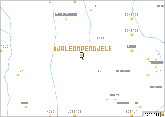 map of Djaleompendjele