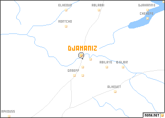 map of Djamaniz