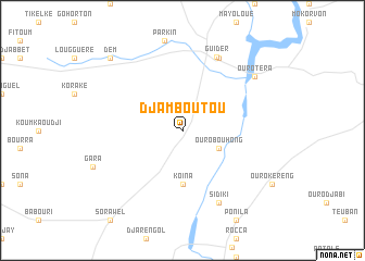 map of Djam Boutou