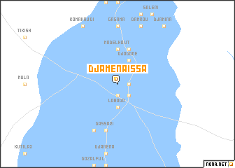 map of Djaména Issa