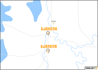 map of Djaména