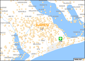 map of Djamési