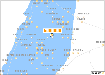 map of Djamoun