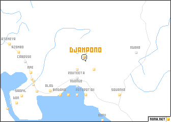 map of Djampono