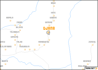 map of Djana