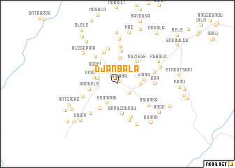 map of Djanbala