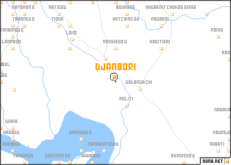 map of Djanbori