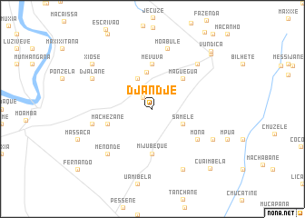 map of Djandje