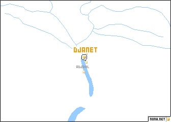 map of Djanet