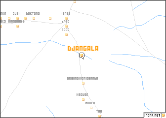 map of Djangala