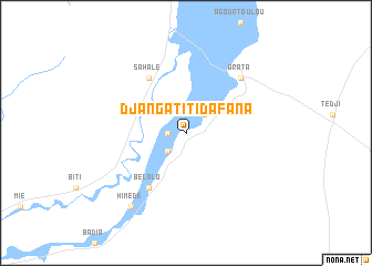 map of Djangatiti Dafana