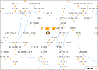 map of Djanipé