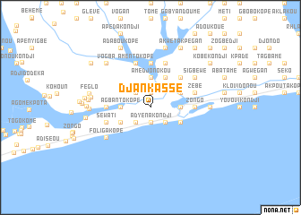 map of Djankassé