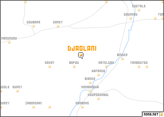 map of Djaolani