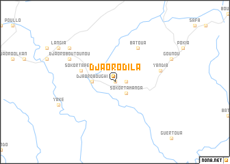 map of Djaoro Dila