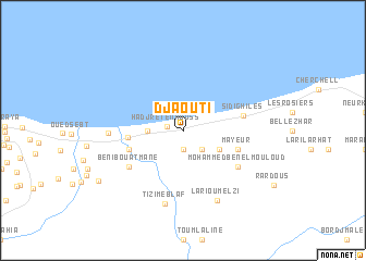 map of Djaouti