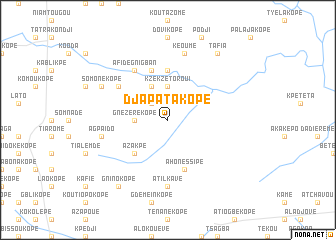 map of Djapatakopé