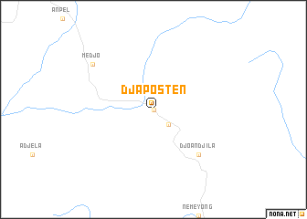 map of Djaposten