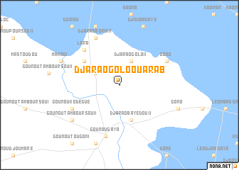 map of Djarao Golo Ouarab