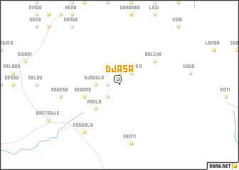 map of Djasa