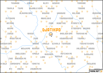 map of Djatikpo