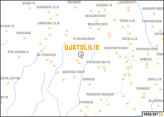 map of Djatolilié