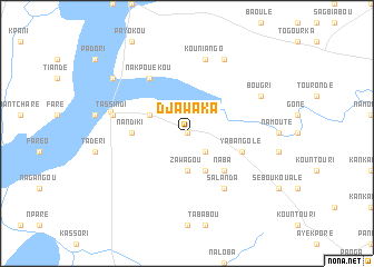 map of Djawaka