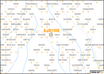 map of Djayime