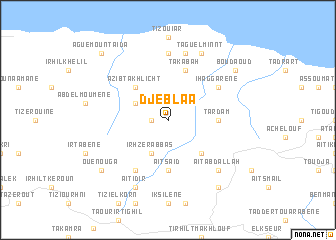 map of Djeblaa