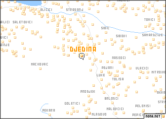 map of Djedina