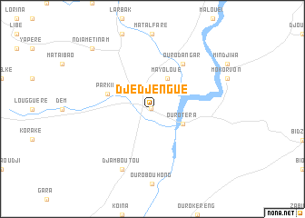 map of Djedjengué