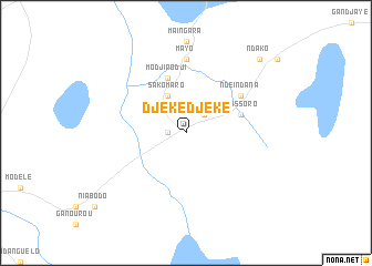 map of Djéké Djéké