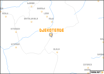 map of Djekotende