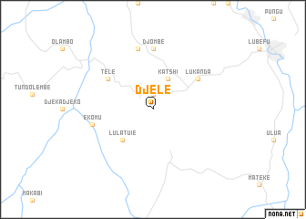 map of Djele