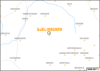 map of Djélimagara