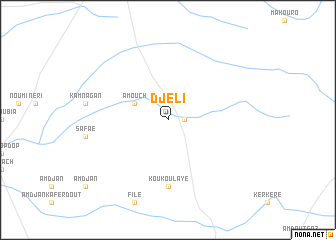 map of Djéli