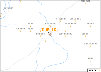 map of Djellal