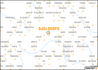 map of Djelokofe