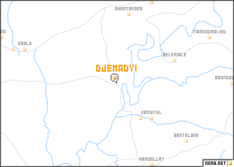 map of Djémadyi